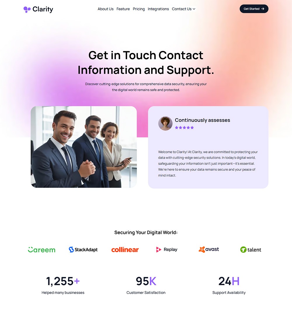 About Us – Web Secutity Services Page Template