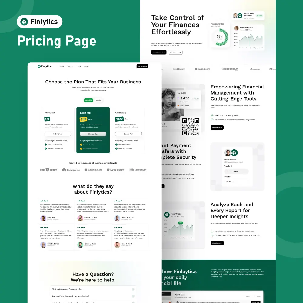 Pricing – Finlytics