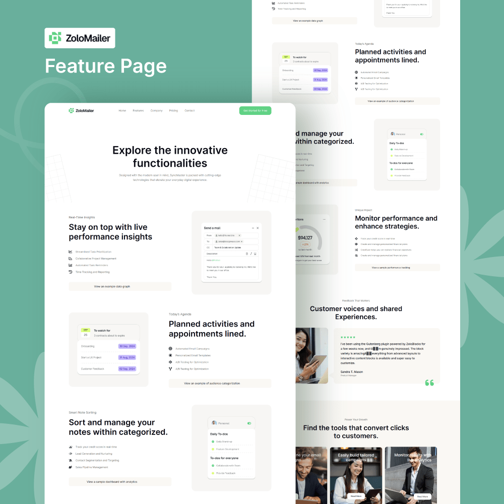 Features – Zolo Campaign Engine